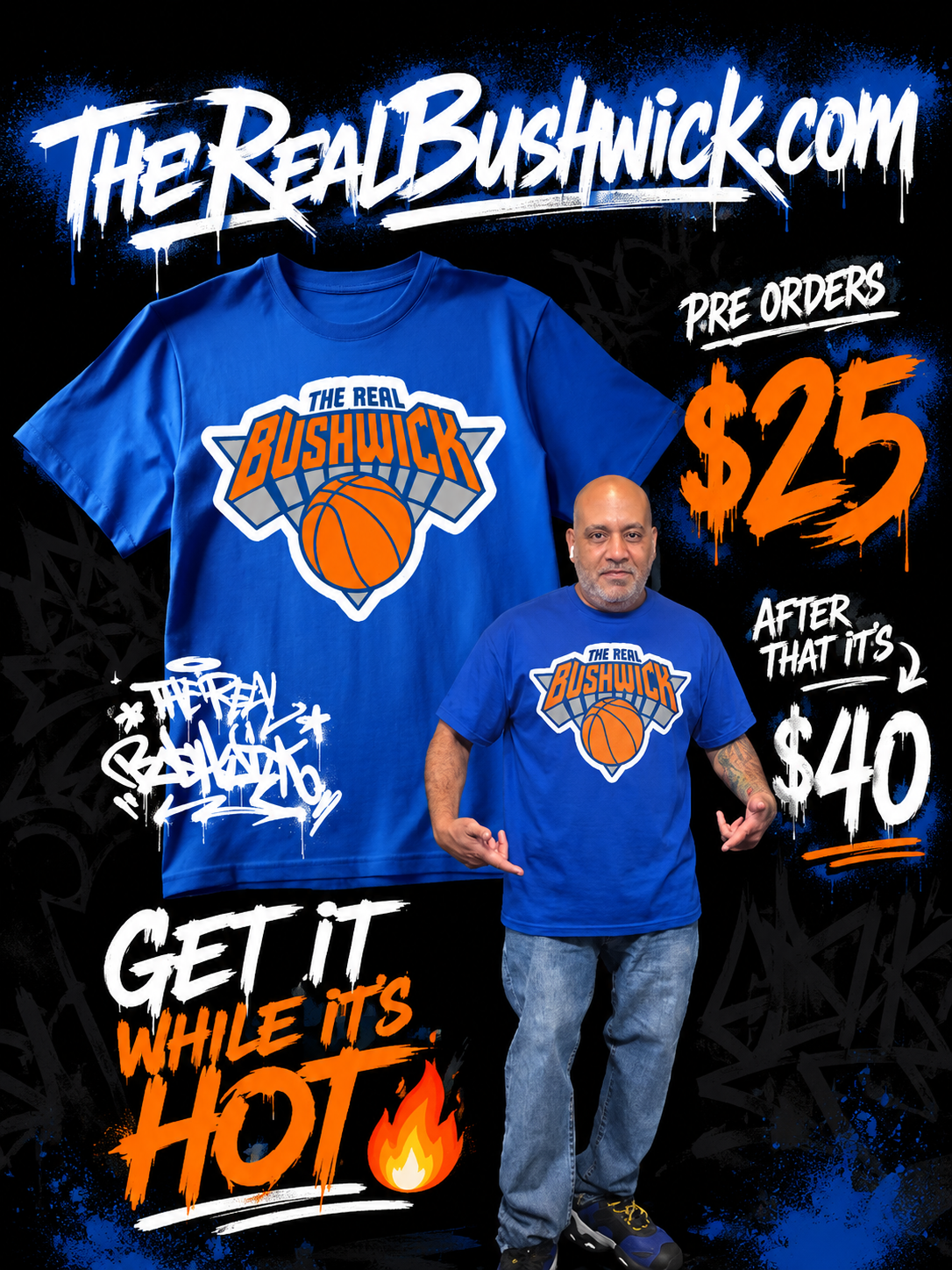 The Real Bushwick Knicks Edition Tee